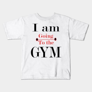 I going to the Gym Kids T-Shirt